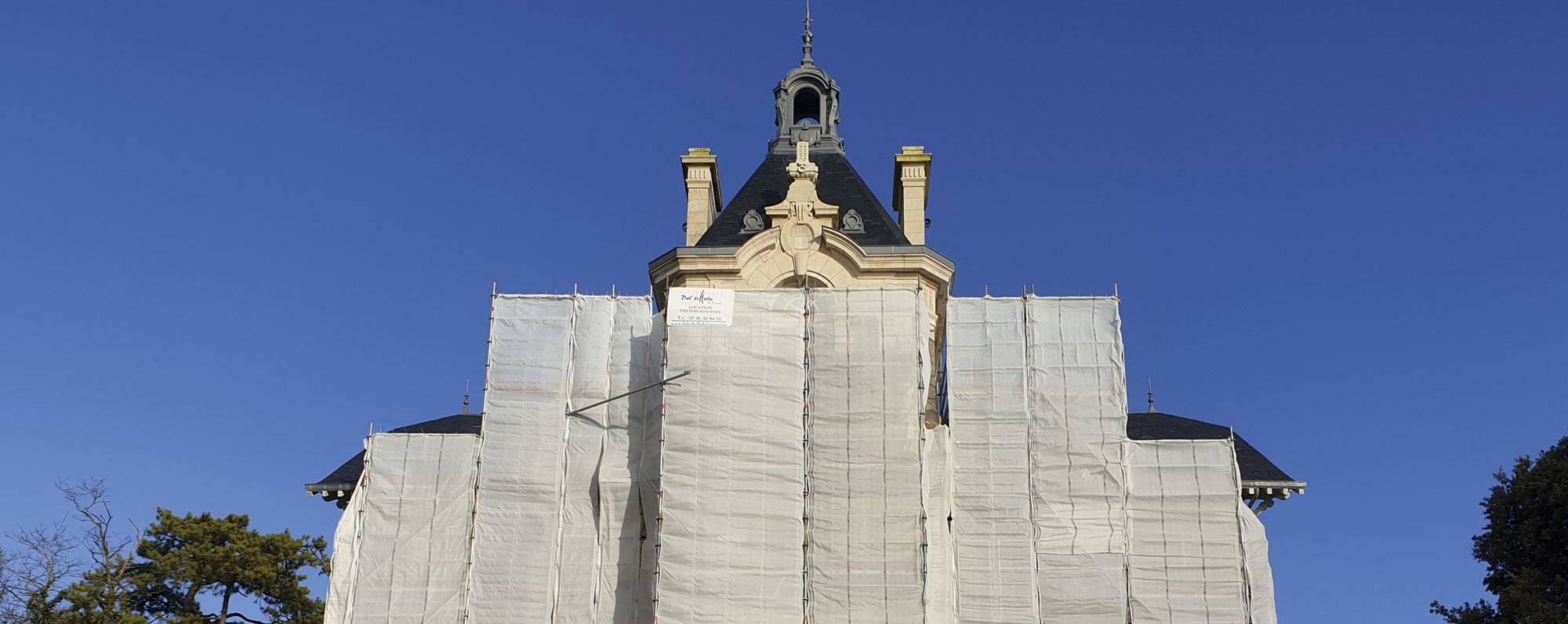 Villa Fort Louis La Rochelle Charente-Maritime échafaudage