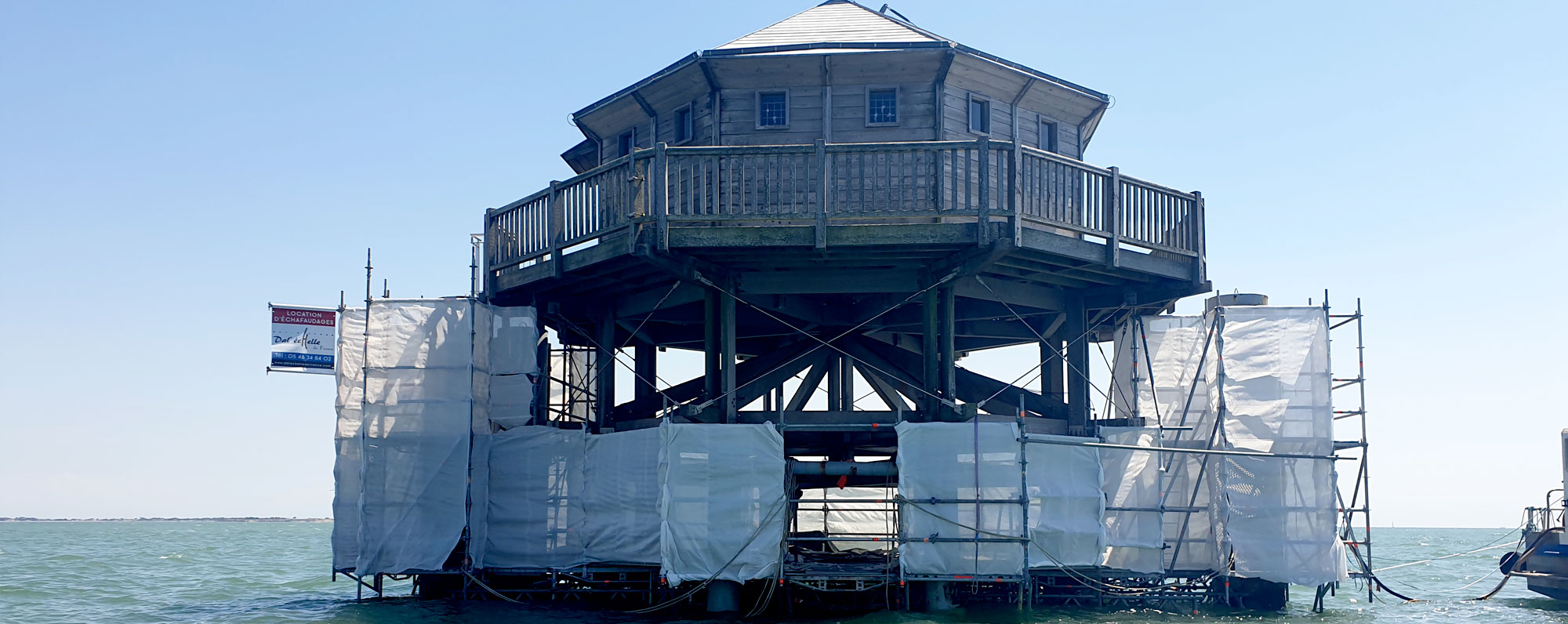 Phare du bout du monde - La Rochelle - échafaudage Dal'échelle de France